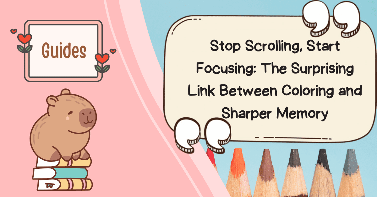 The surprising link between coloring and sharper memory